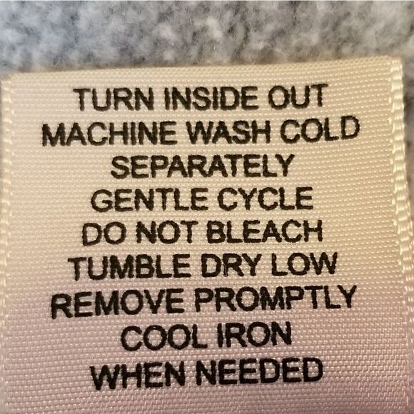 Philosophy Heathered Gray Rhinestone Sweatshirt Size L - Picture 7 of 7